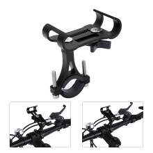 360 Rotatable Aluminum Bicycle Phone Holder for 3.5-6.5 Inch Smartphones