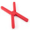 Foldable Dining Table Mat - Non-Slip, Heatproof Pot Holder, Dish Plate Coaster & Kitchen Tool, Portable Table Pad Red 1