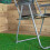 Samuel Alexander 6 x Foldable Garden Chairs Fixed position garden chairs with grey frame and black fabric 8