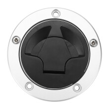 Motorcycle Fuel Cap Lock with Key for Kawasaki ZX-6R ZX-10R ZX-14R Aluminum Black Silver