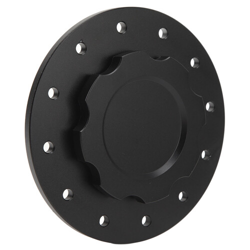 Fuel Cell Cap SLFCC 01, 12 Bolt, 3" Diameter, Black, Universal