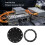 SLFCC 01 Fuel Cap 3.0 in Black 12-Bolt Billet 4