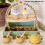Wood & Plastic Pretend Tea Set, High-Simulation 4