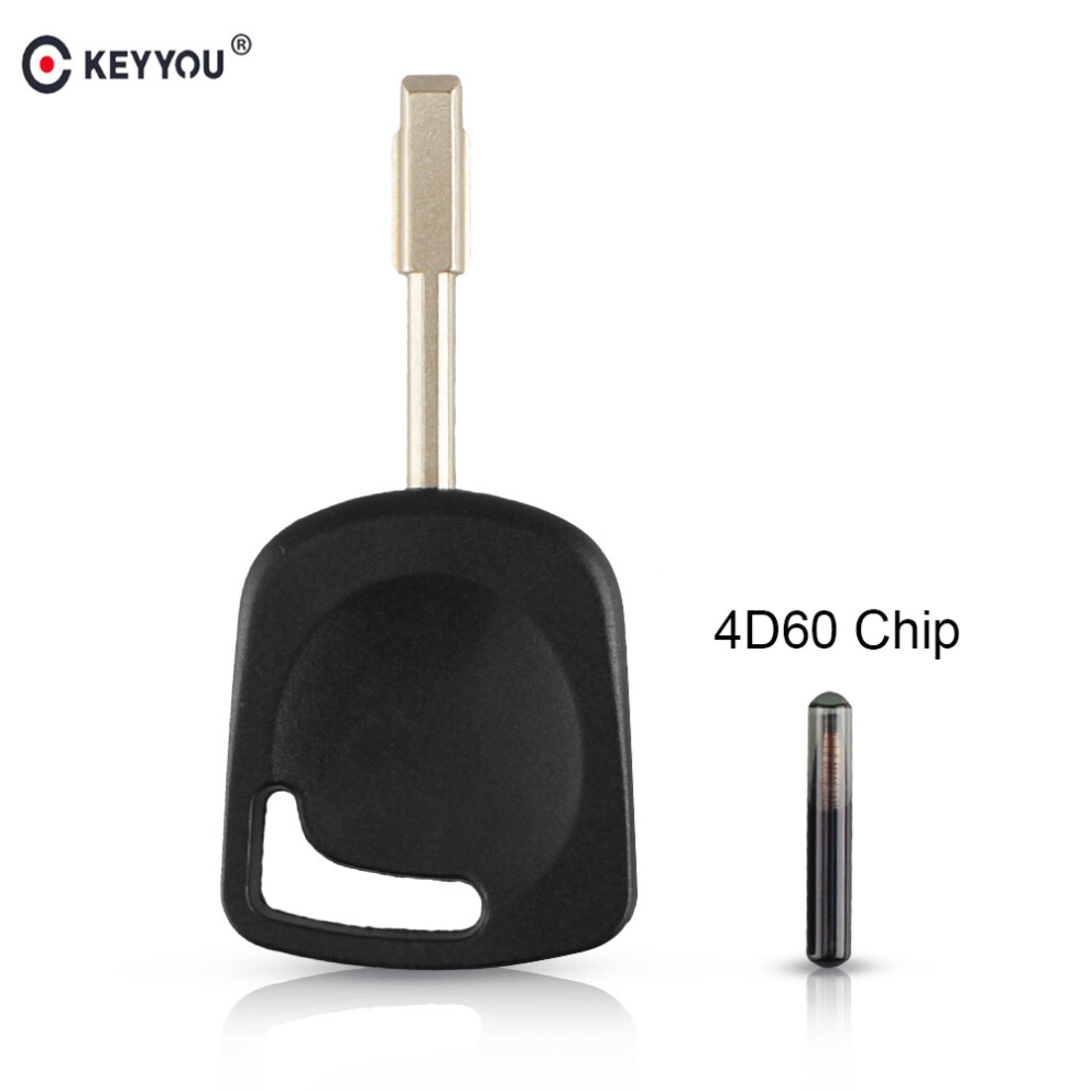 Transponder Car Key Shell For Ford Focus Mondeo Escort Fiesta Transit Fusion Remote Key Fo21 Blade 4D60 Chip 6935161705119