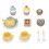 Wood & Plastic Pretend Tea Set, High-Simulation 11
