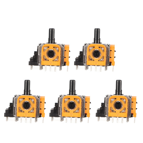 PS5 Controller 3D Analog Joystick Replacement - 5 Pack Repair Parts 1