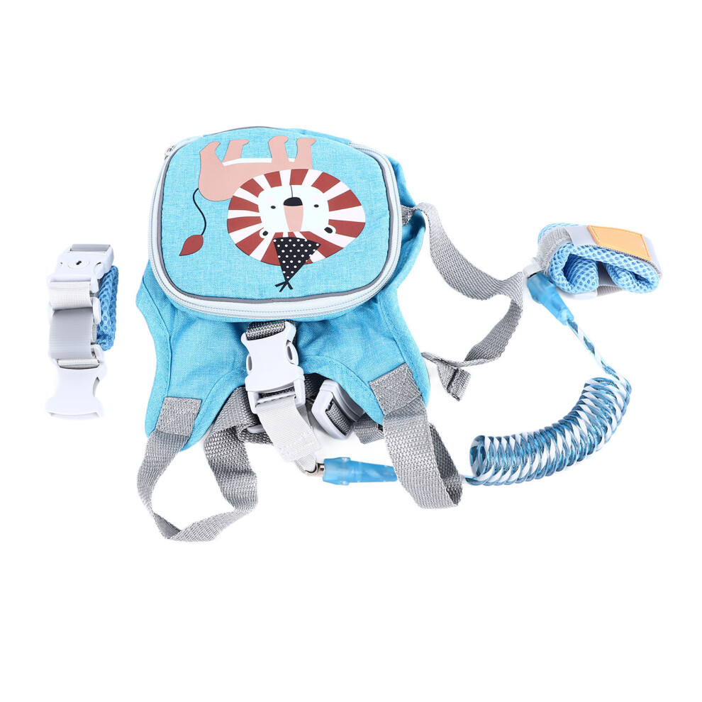 2-in-1 Kids Backpack Safety Leash, 1.5m Blue Toddler Harness