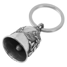 Vintage Bell Pendant for Motorbike Decor Stainless Steel Ring Bell