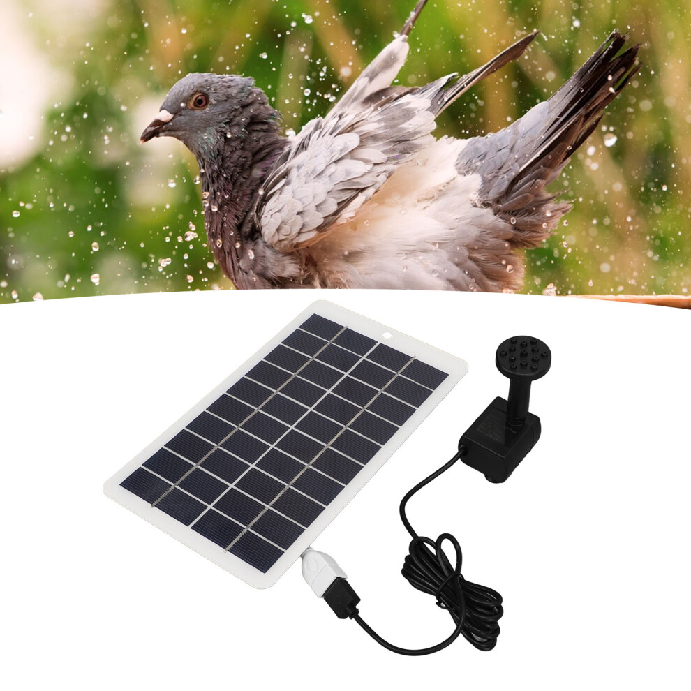 4W 5V Solar Fountain Pump For Garden Patio, 120L/H 4151388541848