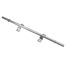 700x20mm Twin Wheel Wheelbarrow Axle Replacement 27" Frame 160L 200L Two Bracket