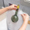 Rice Portion Scoop 180ML Long Handle Green 9
