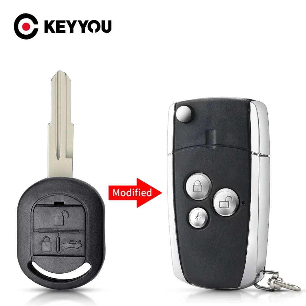 Modified 3 Buttons Flip Remote Key Shell Case For Chevrolet Lachetti For Buick 2003-2005 6935161693072