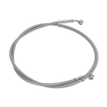 Universal 130cm Motorcycle Brake and Clutch Line Steel PVC Sensitive Hose