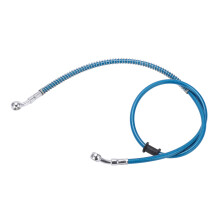 100cm Universal Brake Line Blue Steel