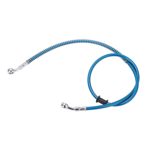 100cm Universal Brake Line Blue Steel