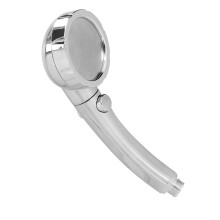 Tragbarer Hand-Duschkopf 360 Drehung, 3 Modi, Gold/Silber