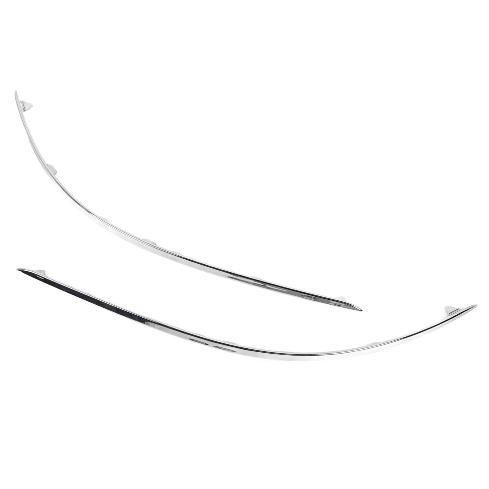 2Pcs Chrome Front Bumper Lower Molding Trim For Benz CâClass W204 2008-2010 5091388267821