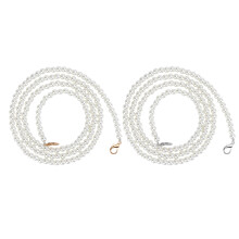 2 Stück Silber/Gold Taschenriemen 1m Austauschbare Handtaschenkette für Telefone & Schmuck