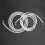 2pcs Silver & Gold Bag Straps 1M Replaceable Purse Chain Accessories 10
