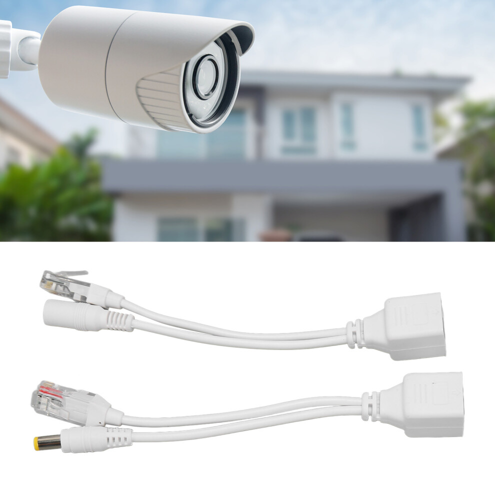 Plug And Play 12V Poe Splitter Adapter Waterproof For Ip Camera White 6901388543384