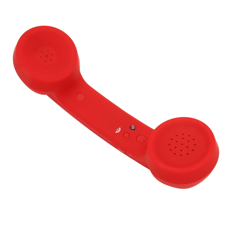 Retro Wireless Bluetooth Phone Handset - 8H Talk, 200Mah Red 7621388269037