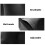 Breathable Maternity Belly Belt Adjustable Back Support Black Free Size 5