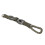 Plastic Carabiner D Ring Keychain, Molle Webbing, Green, 36x3.2cm 1