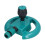 G1/2 Irrigatore automatico in ABS ruotabile a 360 1