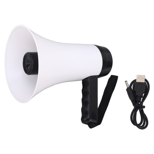 Mégaphone portatif rechargeable de 1500mAh pour diffusion sonore 1