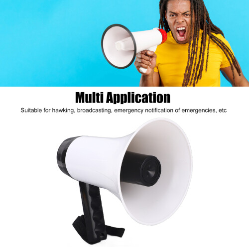 Mégaphone portatif rechargeable de 1500mAh pour diffusion sonore 2