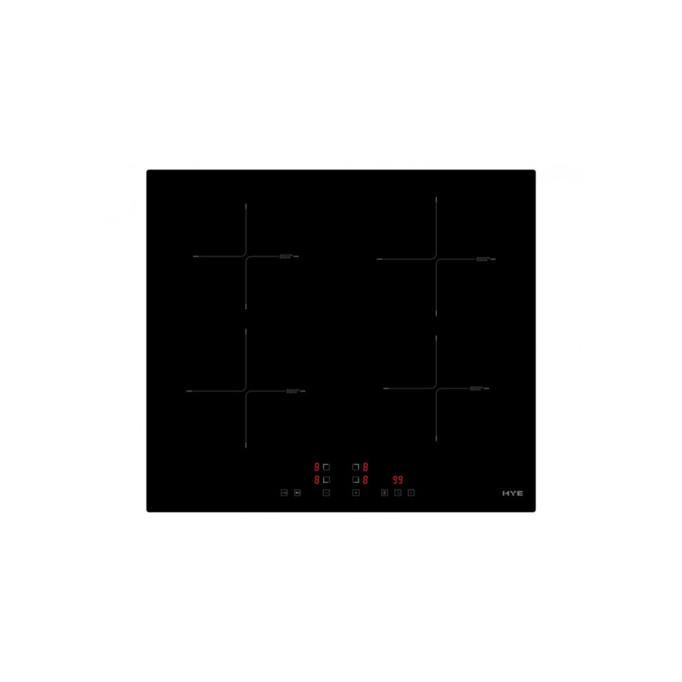 Hye Black 60Cm Built-In 4 Zone Electric Induction Hob - C01ih60e28 - Image 2