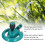G1/2 Irrigatore automatico in ABS ruotabile a 360 4