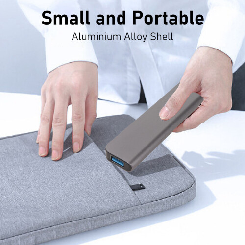 Type C Hub 7-Port Aluminium Docking Station 2
