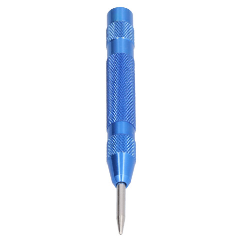 Automatic Center Punch, Hardened Steel, 130mm, Blue, Adjustable Force 1