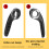 Plastic Bike Bar Ends Extender Black 66.0g 5
