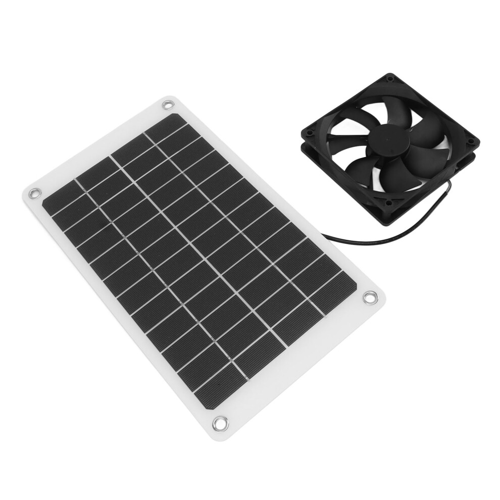 10W 12V Waterproof Solar Exhaust Fan For Chicken Coop Shed Pet House 8731388271509