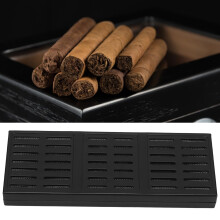 Schwarzer Rechteck-Cigar-Humidor-Befeuchter 16,7 x 6,3 x 1,7 cm Einfach zu installieren