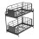 Spice Rack 2-Tier Large Capacity Black Organizer 15