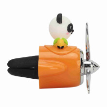 Car Air Outlet Vent Freshener 3 Blade Orange Odor Remover & Diffuser