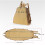Firewood Carrier Bag Canvas 110x45cm, 25.3oz 1