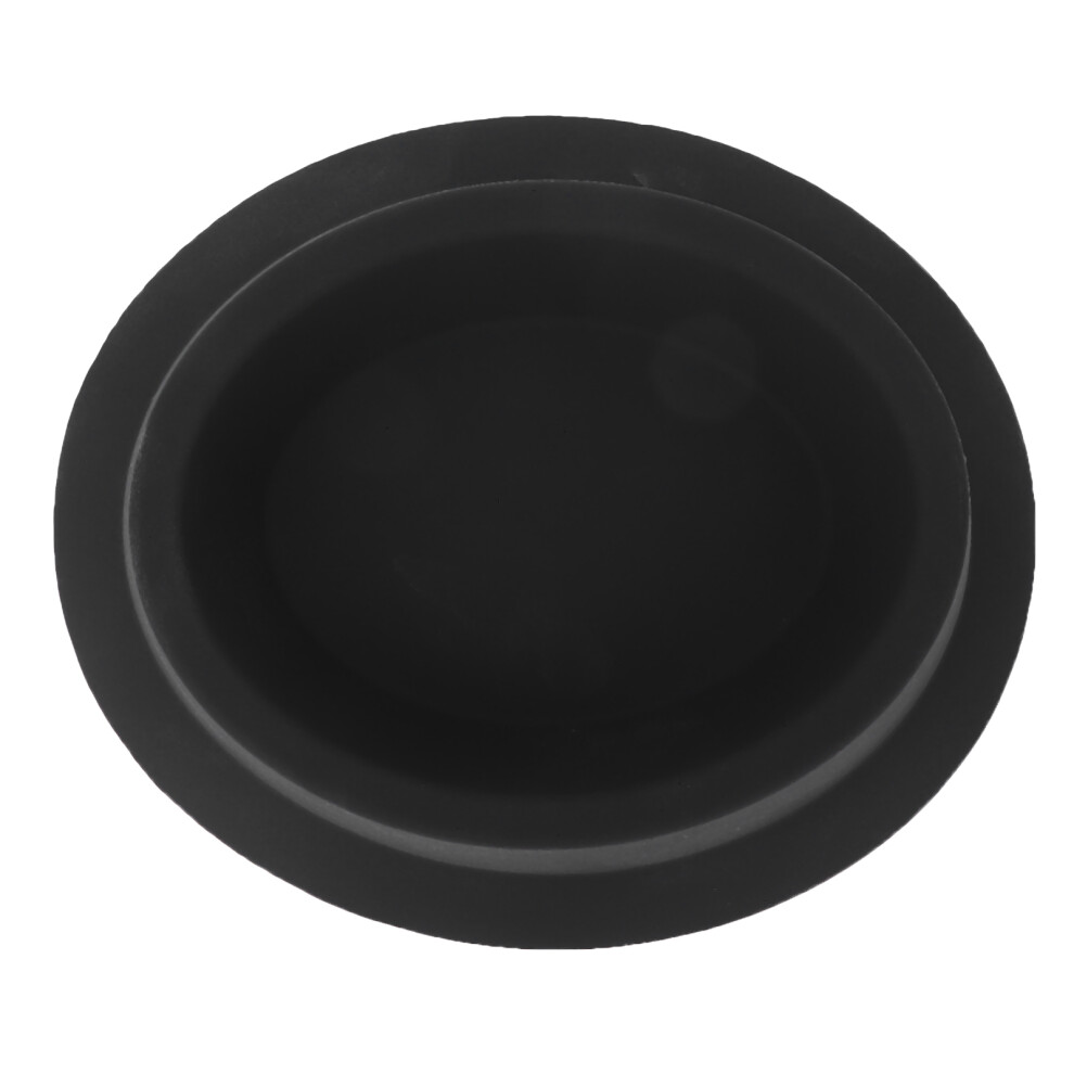 Black/Cream Silicone Shaving Bowl For Home & Salon, Portable Foaming Cup