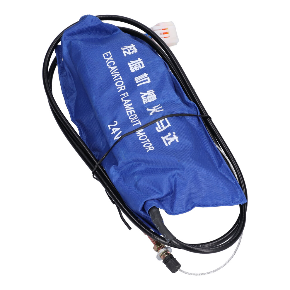 Stop Solenoid Motor For Sy Excavator 1.8M 24V Engine Flameout Switch Durable 9421388274936