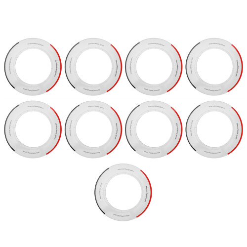10Pcs Wax Warmer Cleaning Paper Rings, 15.7cm Outer Diameter 1