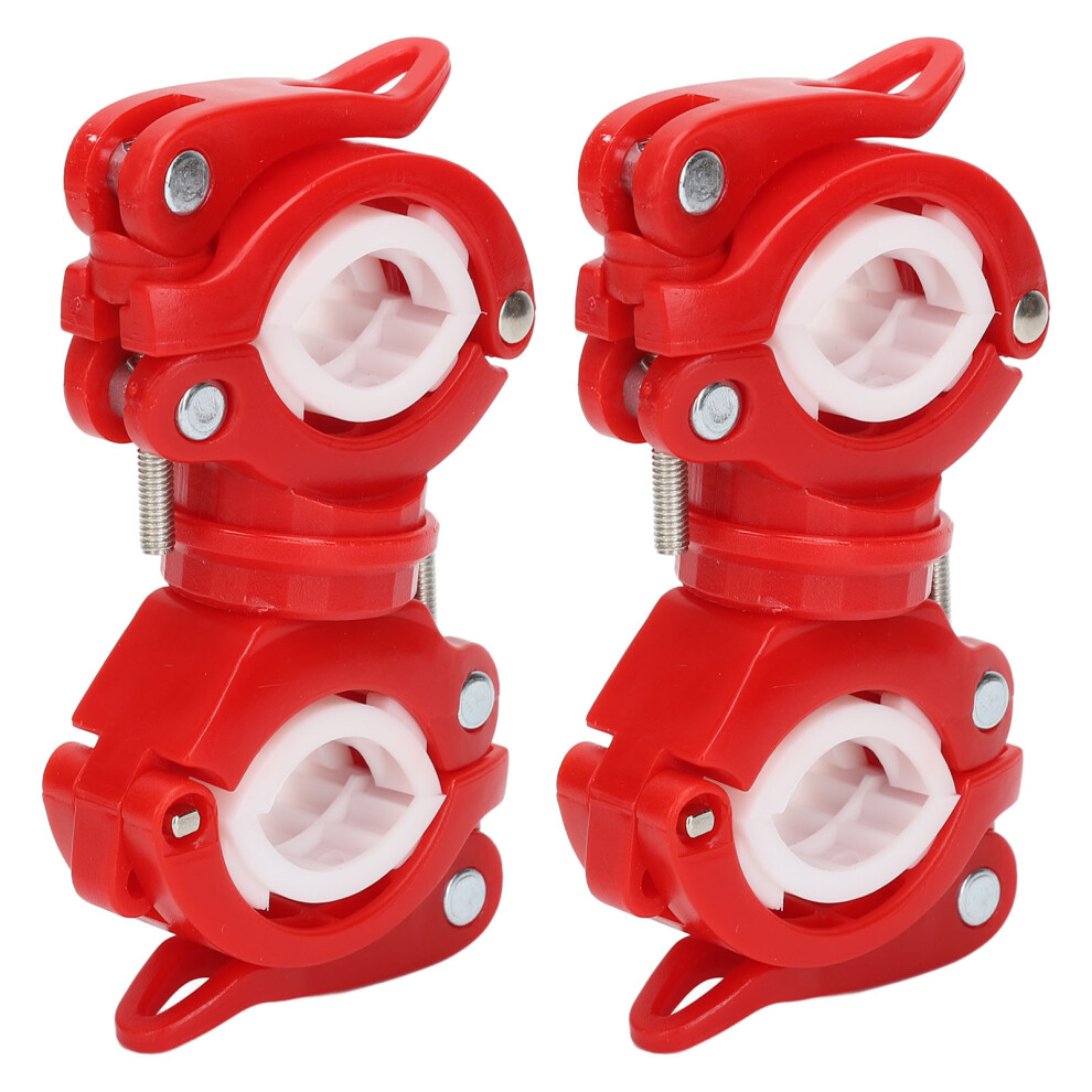 Red/White 2 Set Cane Holder For Walker Rollator Wheelchair Crutch Holder Abs