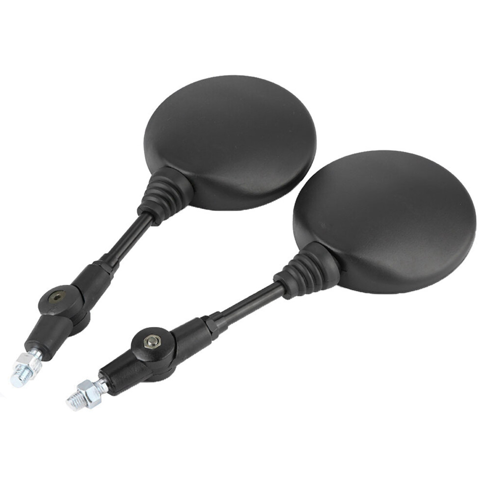 Set Of 2 Motorcycle Round Folding Rearview Mirrors For Klx250 Kl250 Bikes 5031388278304