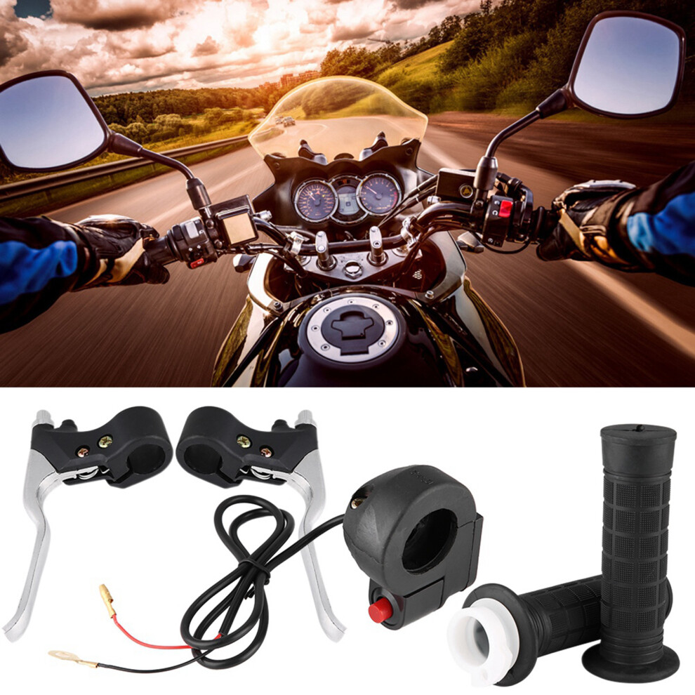 Handle Grips Kill On/Off Switch Throttle Brake Levers Kit For 22Mm Mini Pocket Bike 9371388277867