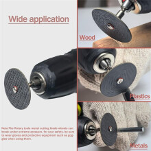 60PCS Rotary Tool Cut Off Wheels 1-1/4Inch Reinforced Fiberglass Cut Off Wheels &4PCS Mandrels Rotary Tool Accessories
