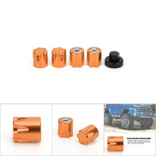 4 Stück Aluminium RC Radmittenkappe M4 Mutter Passend für Traxxas Axial Tamiya