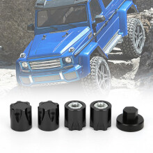 4 Stück Aluminiumlegierung RC Radfelgenmitnehmer M4 Mutter passend für Traxxas SCX10 D90