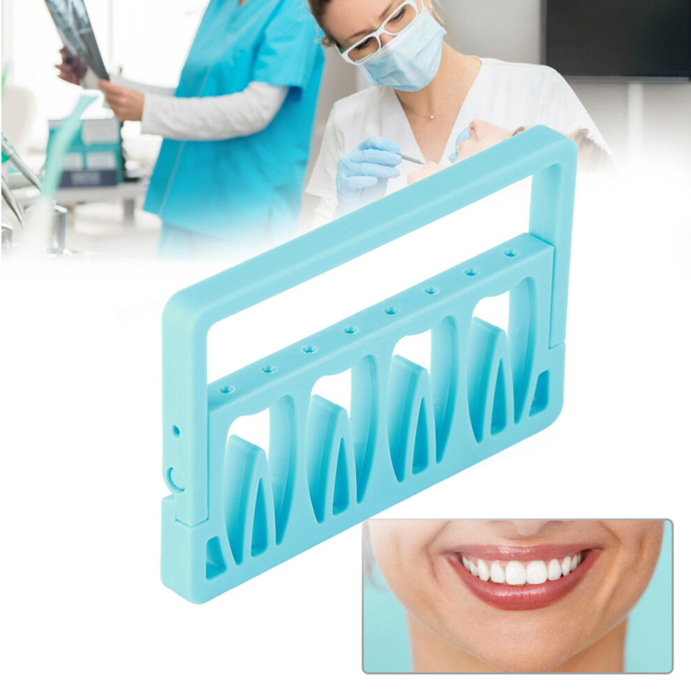 Blue 8 Holes Autoclavable Endodontic Drill Stand For Root Canal 8.7X5.7cm
